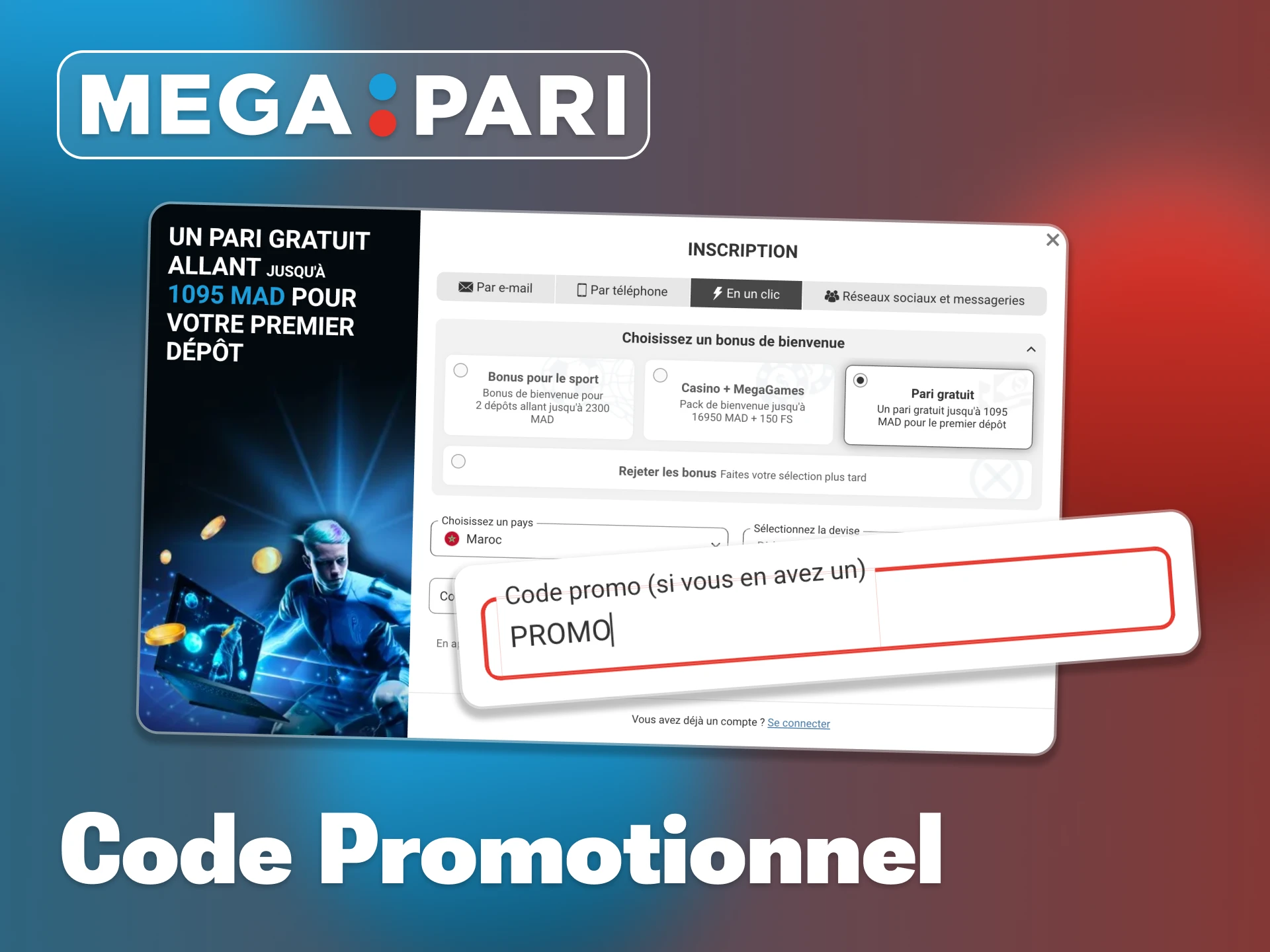 Augmentez vos récompenses de bienvenue grâce aux codes promotionnels Megapari.