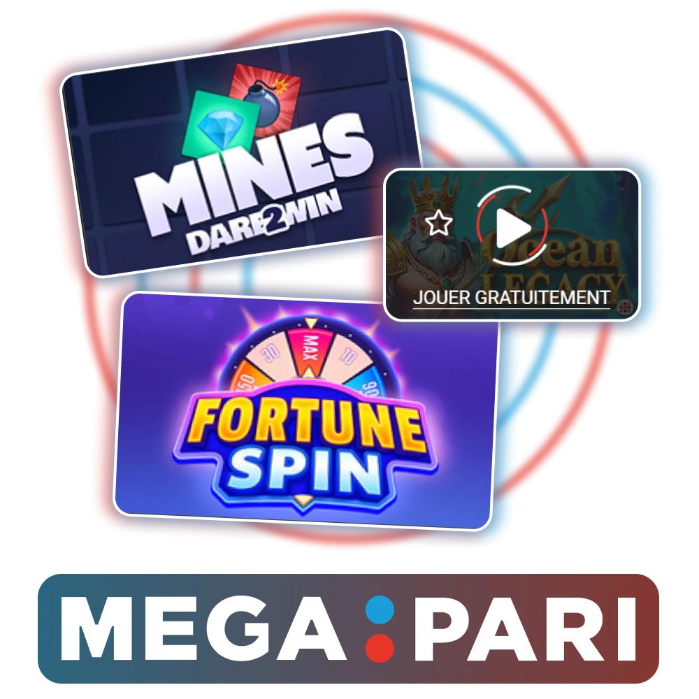 Jouez à vos jeux de casino préférés sur Megapari.