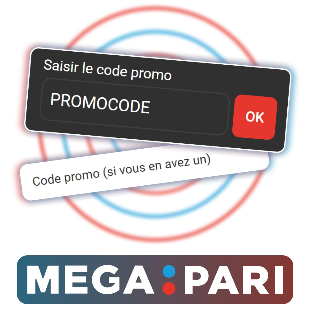 Recevez un bonus spécial de Megapari pour l'utilisation du code promotionnel.
